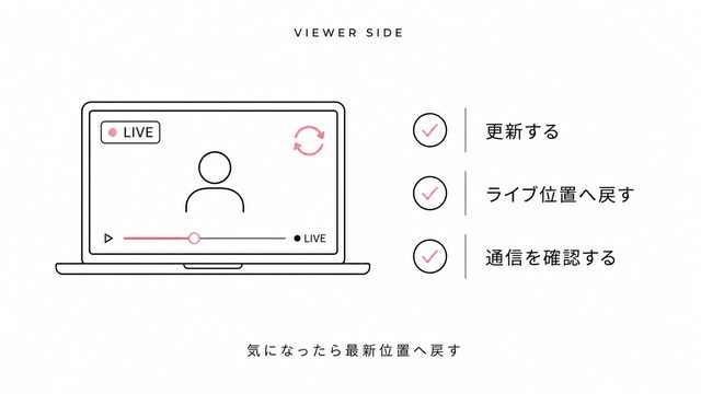 視聴者側でできる対処